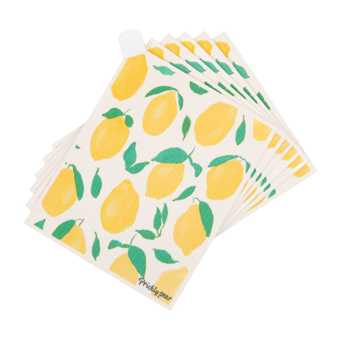 Lemon fresh Prickly Pear reusable paper towels 6 pack large