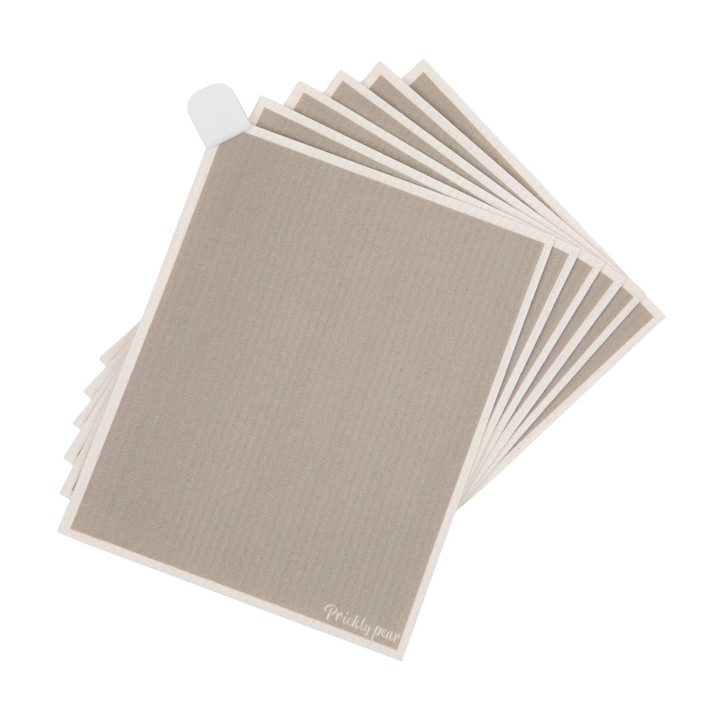 Slate gray Prickly Pear Reusable paper towels 6 pack large