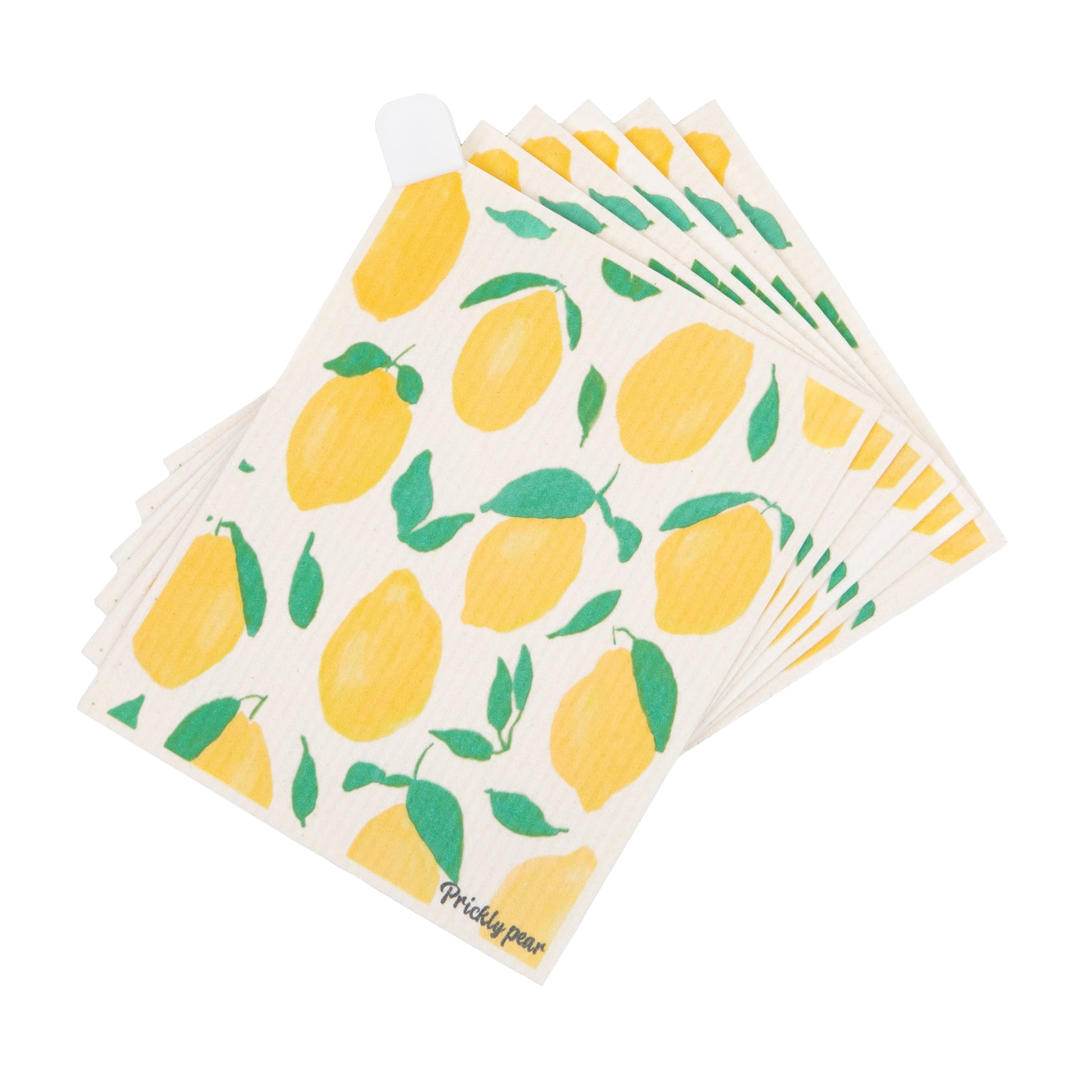 Lemon fresh Prickly Pear reusable paper towels 6 pack large